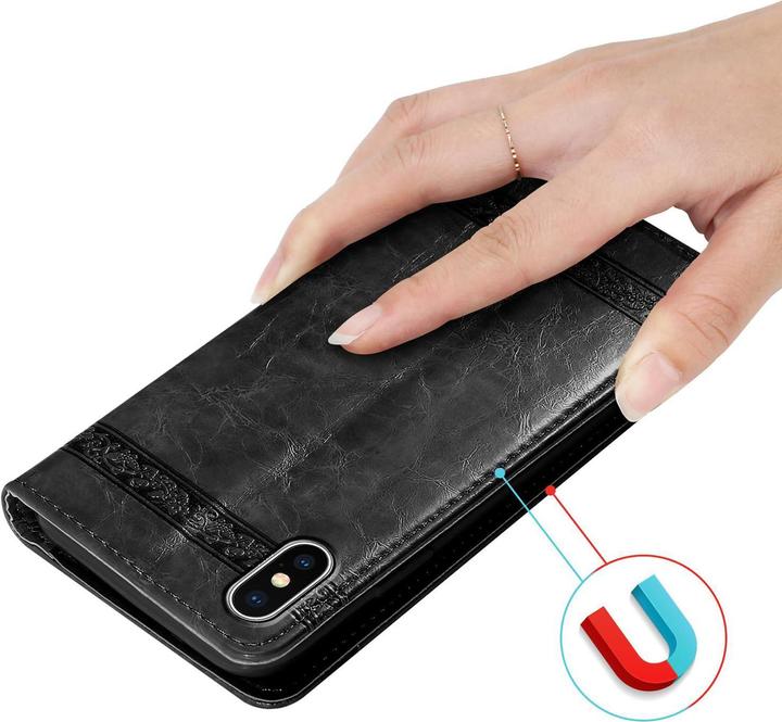 Actual product image Cadorabo Book cover with ornaments (Apple iPhone XS Max)
