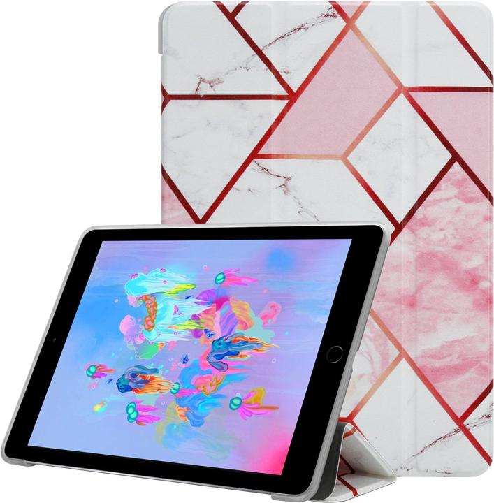 Actual product image Cadorabo Tablet Book Sleeve Colorful Marble (iPad mini, Mini 2, Mini 3)