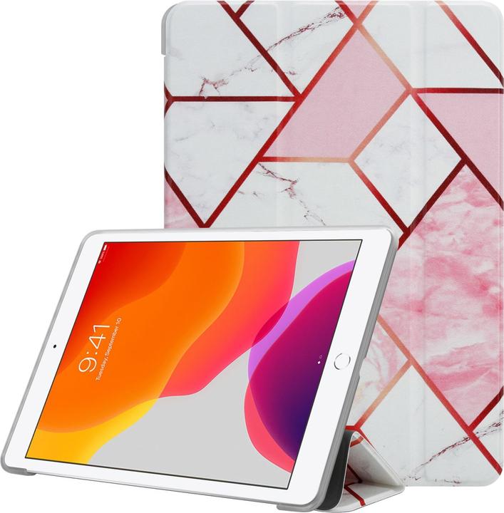 Actual product image Cadorabo Tablet Book Sleeve Colorful Marble (iPad Pro 10.5)