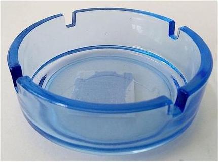 Magni Aschenbecher Glas bunt sortiert 10,5x3,8cm