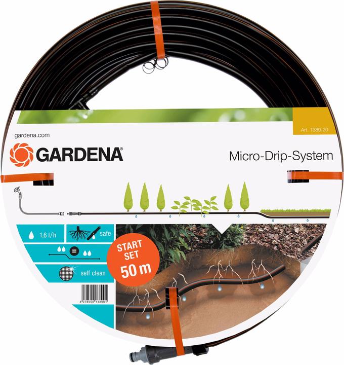 Produktbild Gardena Tropfrohr unterirdisch (Tropfschlauch + Tropfrohr)