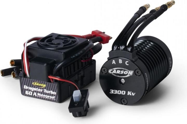 Produktbild Carson 1:10 BL Set Dragster Turbo 3300 KV