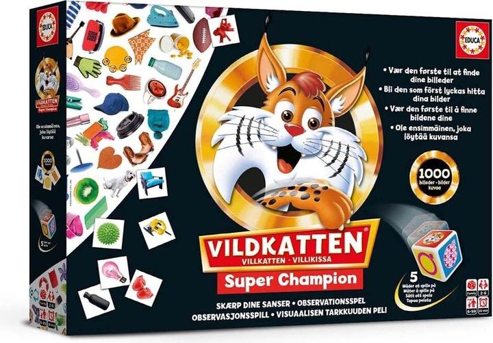 Actual product image Educa Vildkatten Super Champion 1000 (Nordic) (78-19540)