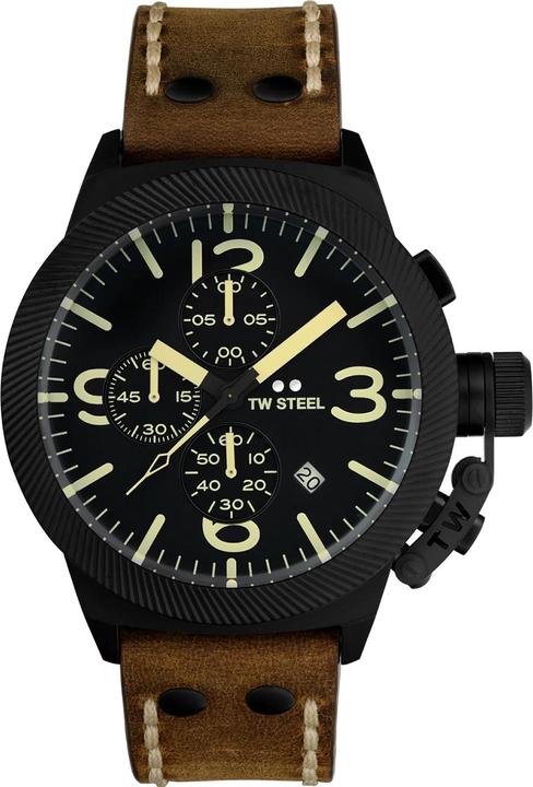 Immagine prodotto TW-Steel CS107 Orologio da uomo con cronografo Canteen 45mm 10ATM (Cronografo, 45 mm)