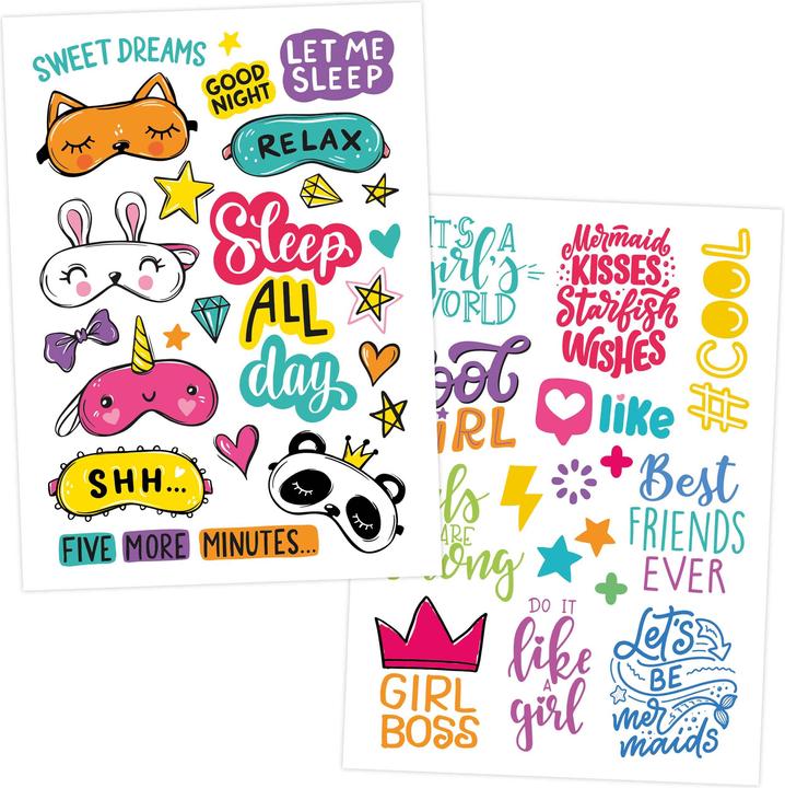 Produktbild Papierdrachen Metallic Tattoo Set 1 - Summerjam
