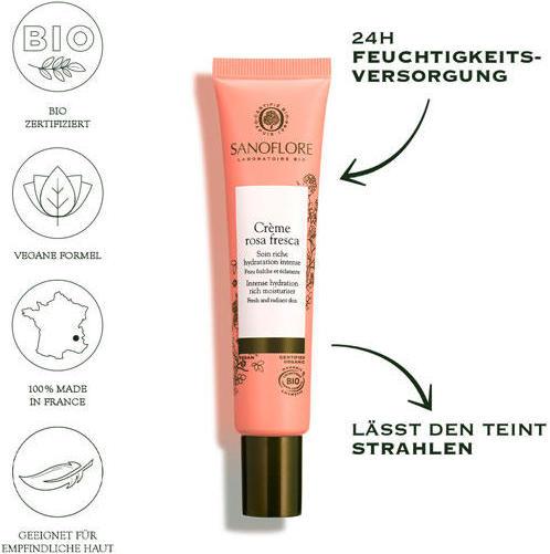Produktbild Sanoflore Crème rosa fresca (40 ml, Nachtcreme)