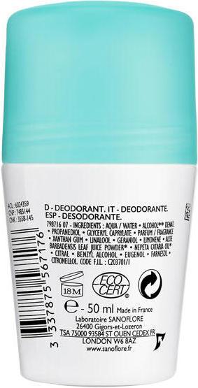 Produktbild Sanoflore Pureté de Lin Deodorant Roll-On (Roll-on, 50 ml)
