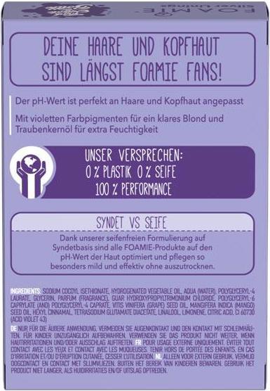 Produktbild Foamie Silver (80 ml, Festes Shampoo)