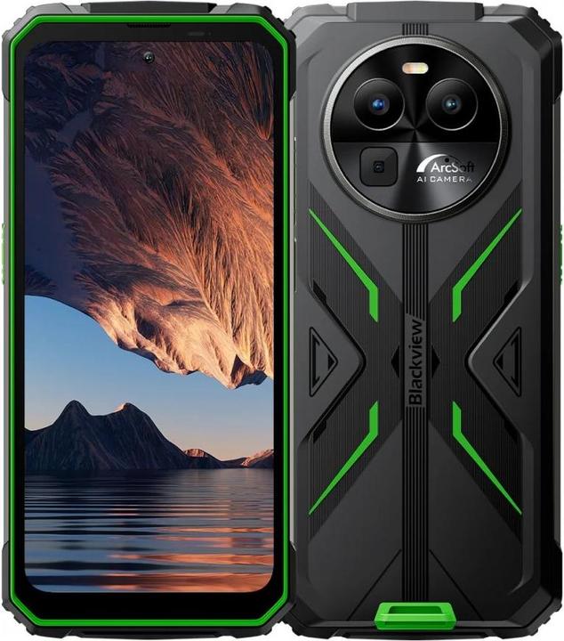 Produktbild Blackview BV8100 (Dual Sim - 6.5"-Display - 256 GB, 8 GB RAM - NFC) Grün (256 GB, Grün, 6.50", Dual SIM)