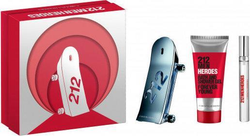 Actual product image Carolina Herrera 212 Men Heroes Forever Young EDT 90 ml + EDT MINI 10 ml (man) (Eau de toilette, 90 ml)