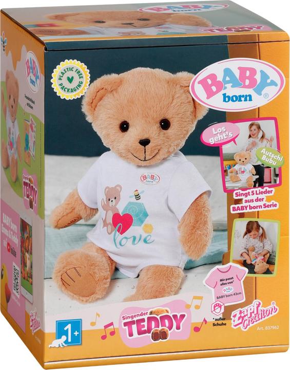 Image du produit Zapf Creation Zapf @BABY born Teddy chantant Allemand (43 cm)