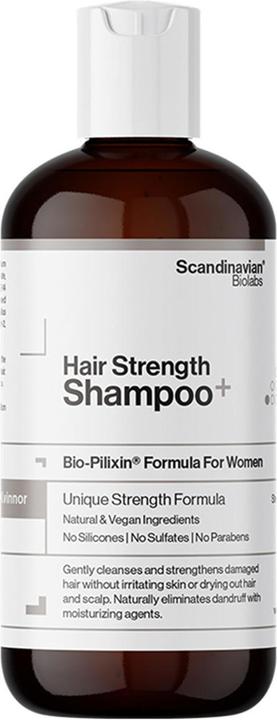 Actual product image Scandinavian Biolabs Hair Strength Shampoo For Women (Liquid shampoo)