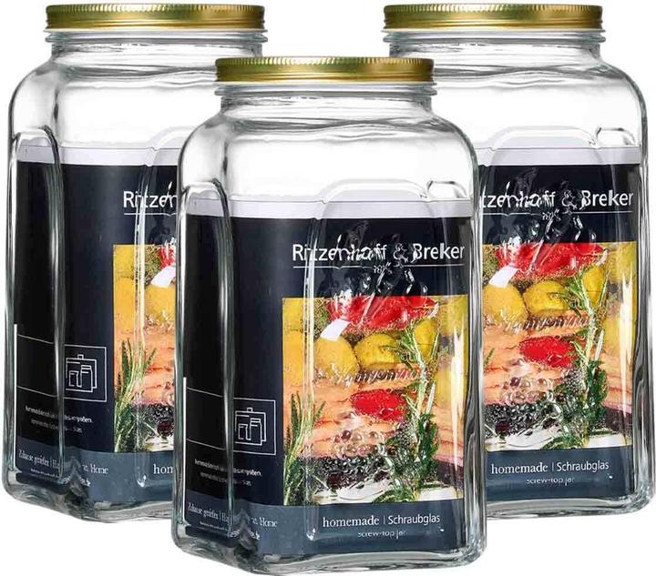 Ritzenhoff & Breker Homemade Einmachgläser (3 Stk., 3 l)