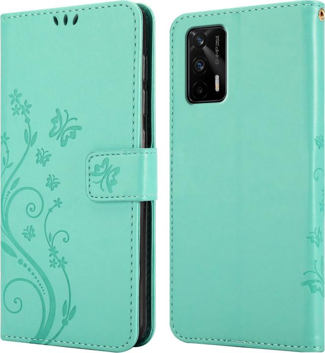 Actual product image Cadorabo Flower Book Case for Realme GT / GT Neo 2T / Q3 PRO (Realme GT Neo 2T, Realme Q3 Pro 5G)