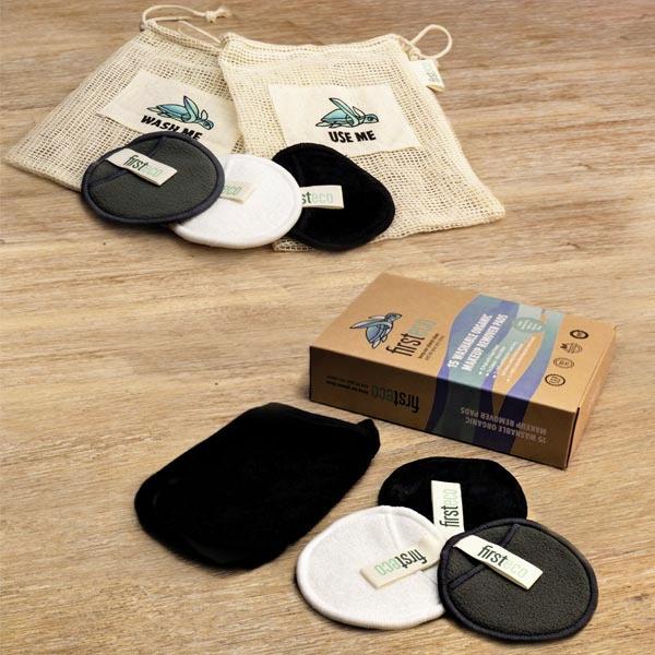 Actual product image Firsteco Makeup Removal Pads 3in1 Box (Cleaning cloths)