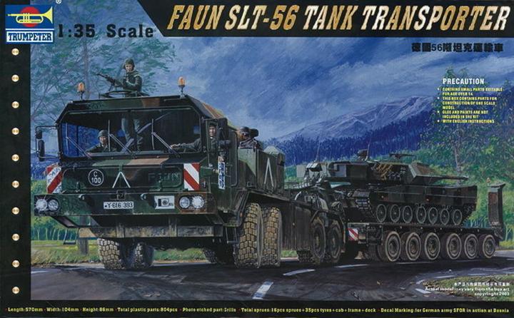 Produktbild Trumpeter FAUN Elefant SLT-56 Panzer-Transporter