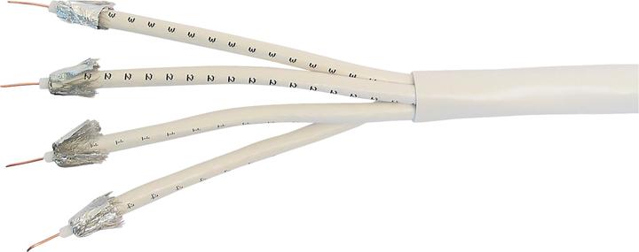 Produktbild TechniSat Quad-Mini-CoaxSat-Kabel (115 dB, Antennenkabel)