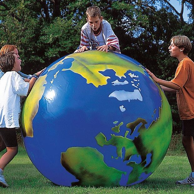 Togu Earth ball with continent print