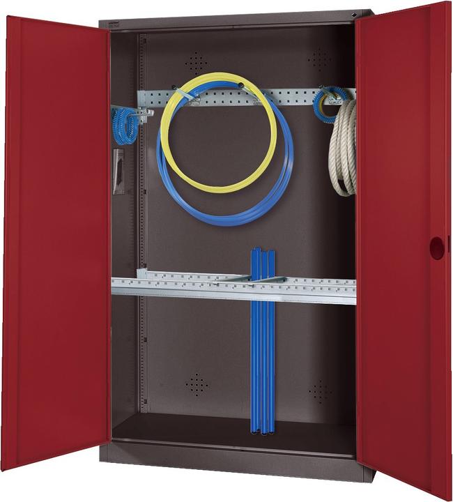 Actual product image C+P Modular sports equipment cabinet with basic equipment (HxWxD: 195x120x50 cm, with solid sheet metal