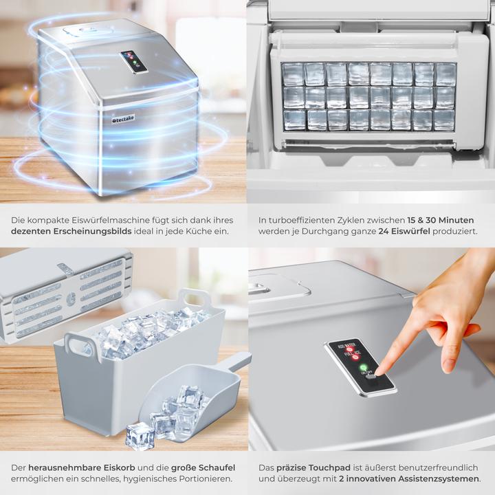 Produktbild tectake Eiswürfelmaschine (CH-Stecker)