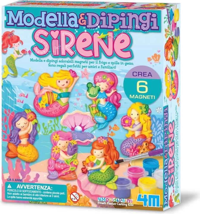 Produktbild 4M Glitzer Meerjungfrau Gips- und Malset - Mould & Paint