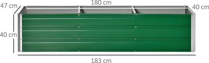 Produktbild Outsunny Gartenbeet inclusive Gartenhandschuhen und Beetschildern