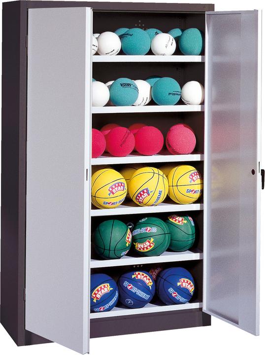 Immagine prodotto C+P Armadio a sfera (HxLxP: 195x120x40 cm, con porte a battente in lamiera piena, tipo 3)