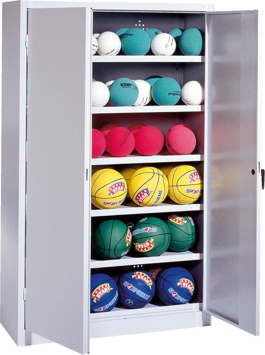 Immagine prodotto C+P Armadio a sfera (HxLxP: 195x150x50 cm, con porte a battente in lamiera piena, tipo 3)