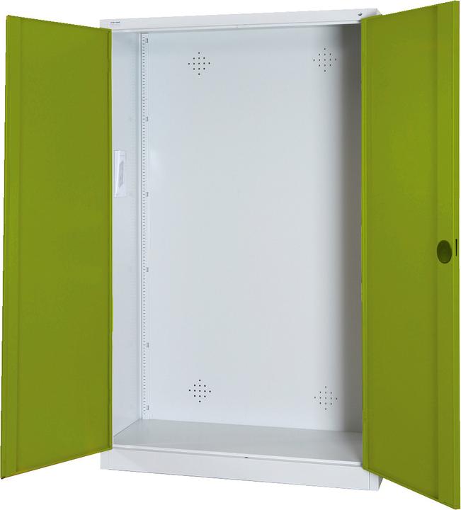 Actual product image C+P Modular sports equipment cabinet (HxWxD: 195x120x50 cm, with solid sheet metal hinged doors).