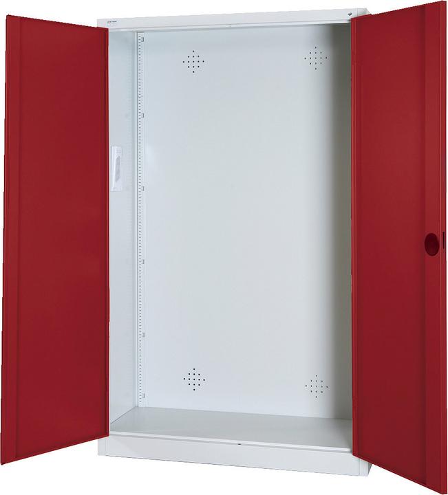 Actual product image C+P Modular sports equipment cabinet (HxWxD: 195x120x50 cm, with solid sheet metal hinged doors).