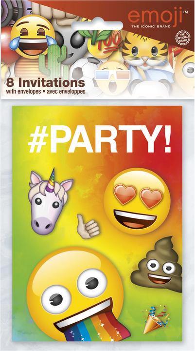 Produktbild Haza Witbaard Einladungen Emoji, 8st.