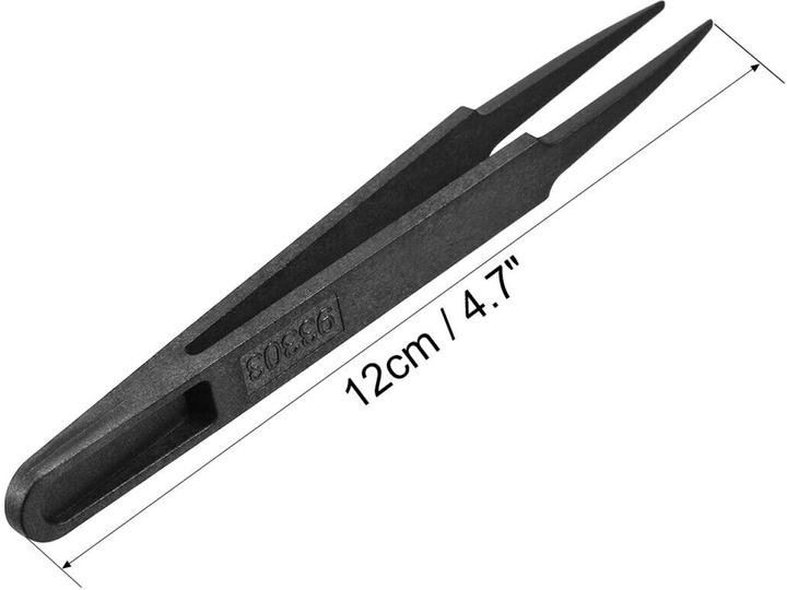 Immagine prodotto PowerGuard Pinzetta di precisione in plastica ESD, piatta e arrotondata