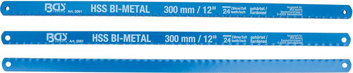 Produktbild BGS Metallsägeblätter HSS flexibel 13 x 300 mm 10-tlg.