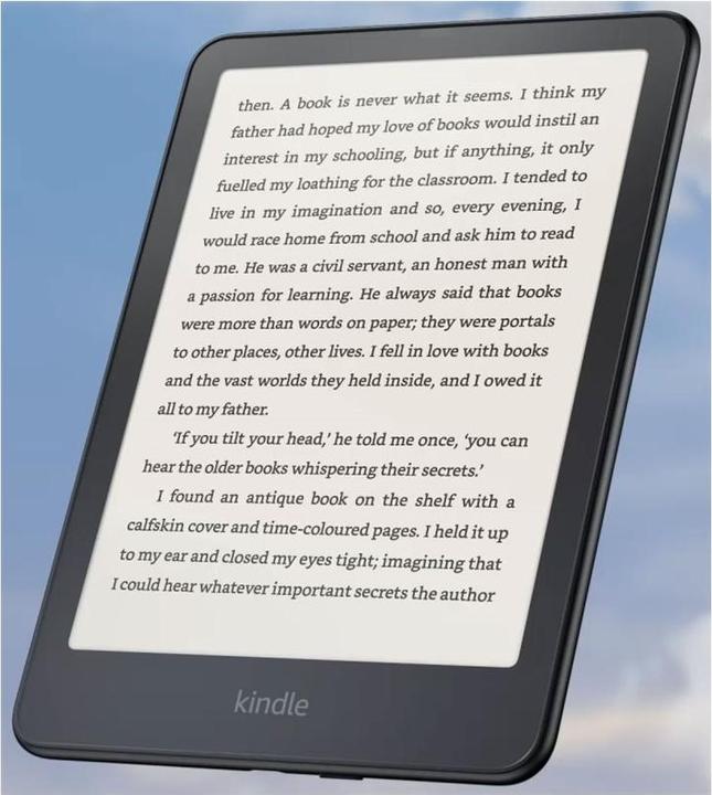 Immagine prodotto Amazon Kindle Paperwhite 2024 12th Gen Signature (7", 32 GB, Metallico, Nero)