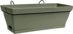 Image du produit Poétic Po'tic jeu de jardinières ROMO, (L)490 mm, granite, 2 pièces (49 cm)