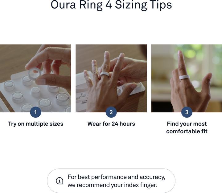 Productafbeelding Oura Ring 4 maatset