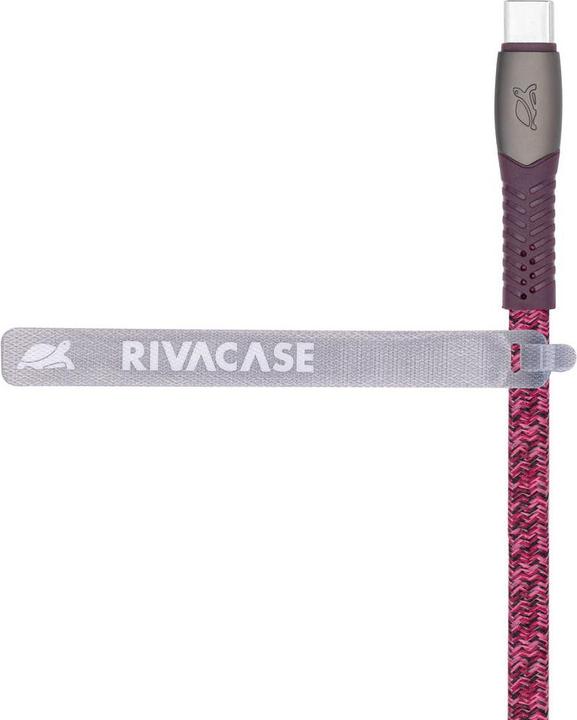 Image du produit Rivacase CÂBLE USB-C VERS USB-C /ROUGE PS6105 RD12 (1.20 m, USB 2.0)