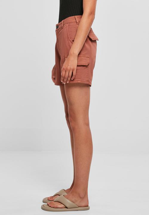 Actual product image Urban Classics Ladies High Waist Cargo Shorts (34)