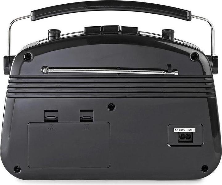 Produktbild Nedis Retro RDFM5000BK Radio schwarz (FM, AM)