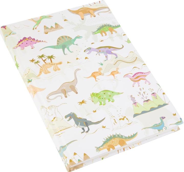 Image du produit Goldbuch Carnet de notes A5 Dinosaure (A5, Blanc, Couverture rigide)