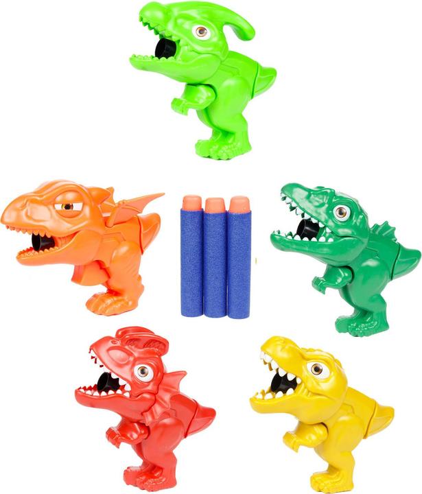 Actual product image Toi-Toys World of Dinosaurs Mini dino pistol with arrows, 4 pcs.