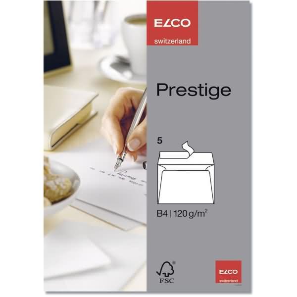 Produktbild Elco hochwertige Briefumschläge Prestige in Kleinpackung (B4, 5 x)