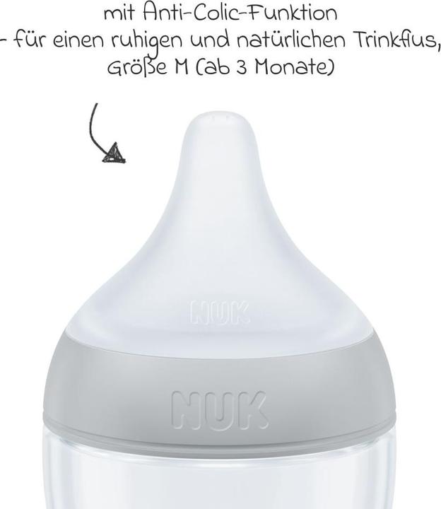 Actual product image NUK Baby bottles 4-piece starter set Perfect Match - 3x PP bottle (150 (150 ml)