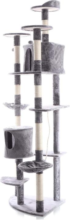 Actual product image Wiltec Corner scratching post grey 210cm cat scratching post cat tree climbing tree cat (210 cm, Grey)