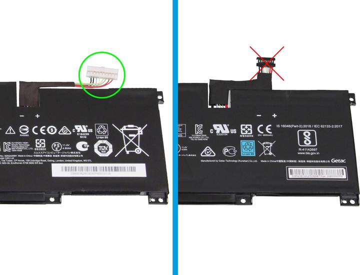 Produktbild MSI S9N-0B3A2A0-SB3 (3 Zellen, 4720 mAh)
