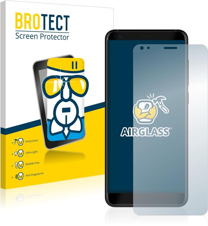 Produktbild BROTECT AirGlass Panzerglasfolie (1 Stück, ZTE Blade V9)
