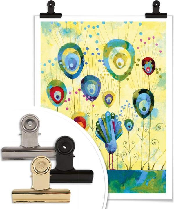 Immagine prodotto Trenddeko Blanz - Piume di Pavone (80 x 100 cm)