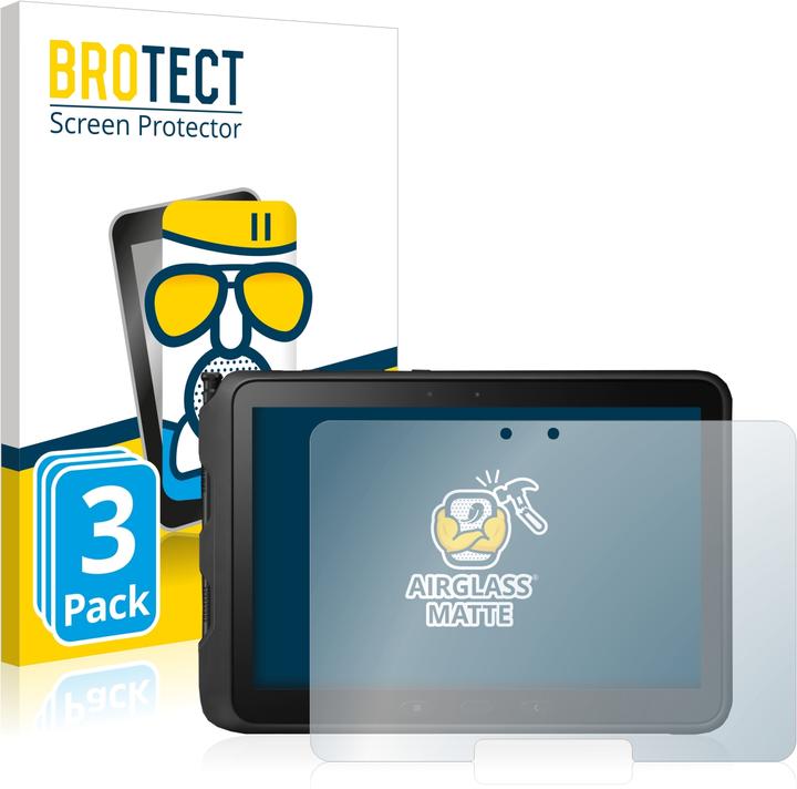 BROTECT AirGlass Panzerglasfolie Matt (3 Stück, Galaxy Tab Active Pro)