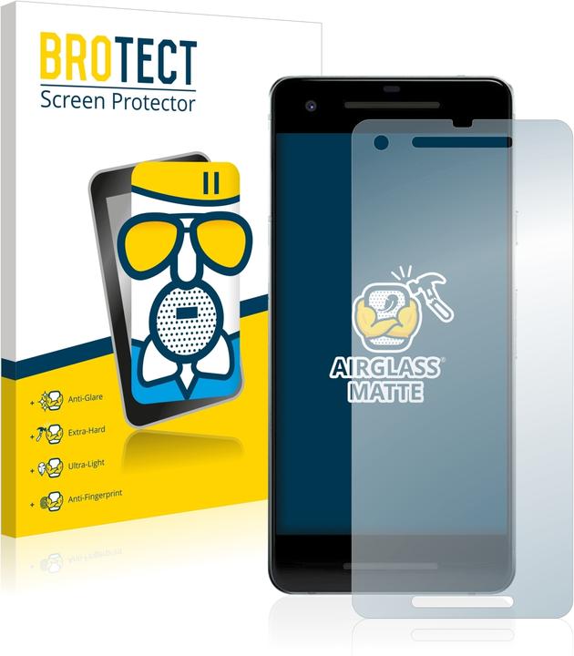 Actual product image BROTECT AirGlass Glass Matte (1 Piece, Google Pixel 2)