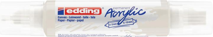 Image du produit Edding Marqueur acrylique 5400 Double Liner (Blanc, 10 mm, 1 x)